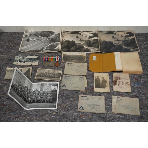 583 - WWII Medals, airmail and photos