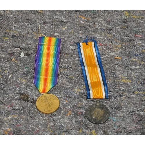 589 - WWI medal set marked Corporal J Evans ASC to include Great War Medal