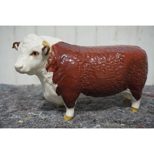 499 - Beswick pedigree Hereford bull