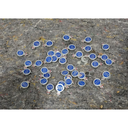 516 - Large quantity of police buttons marked BSC