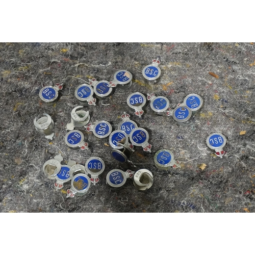 521 - Large quantity of police buttons marked BSC