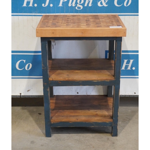 109 - Pine kitchen worktable 26x21x37