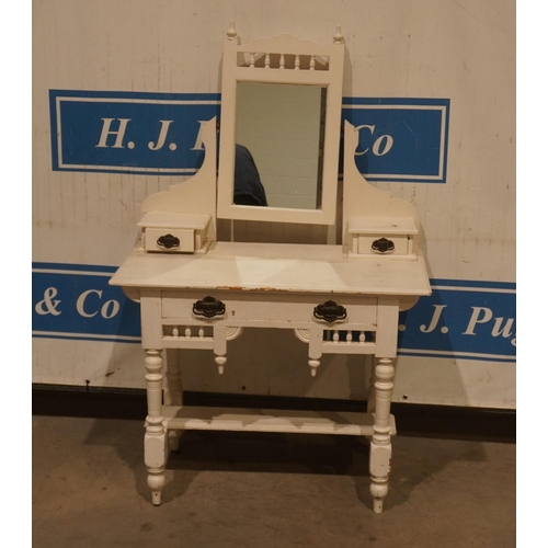 183 - Painted pine dressing table 57x37