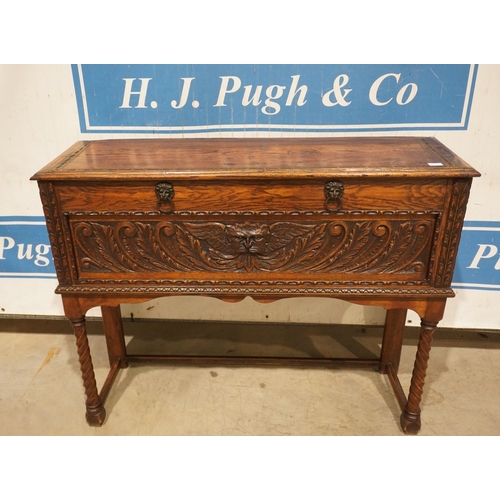 128 - Carved sideboard