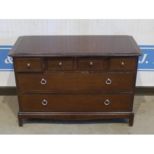 89 - Stag chest of drawers 28x42