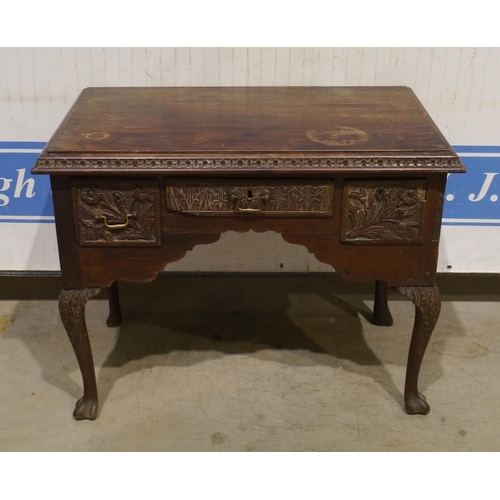 173 - Heavily carved lowboy 32x41