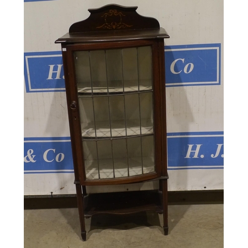 160 - Mahogany glazed display cabinet 58