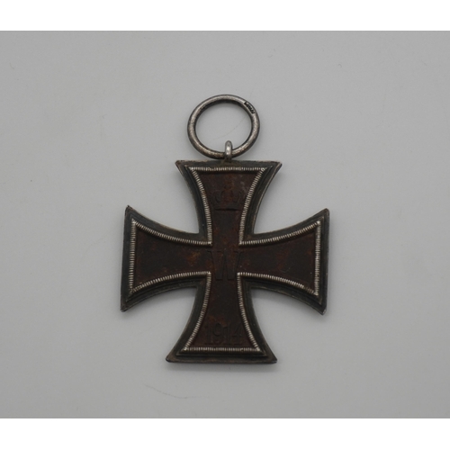 439 - German military Iron Cross 2nd class marked 1813 FW and 1914W