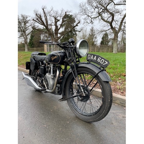 817 - Velocette MAC motorcycle. 1938. 350cc. 4 Spd manual gearbox. Engine no. 4958. Frame no. 8509. Runs a... 