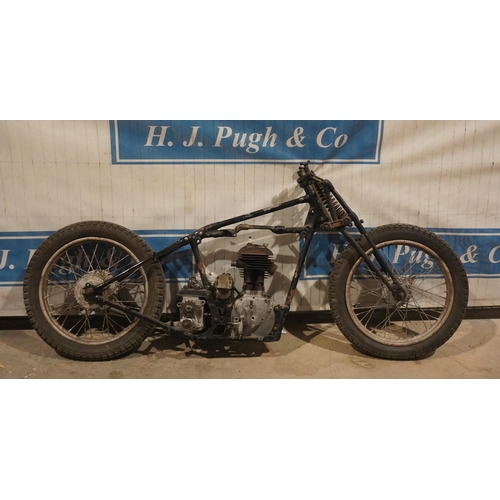 63 - Triumph CN rolling chassis with engine. 1929. 500cc. Engine No. 703303. Frame No. 806915