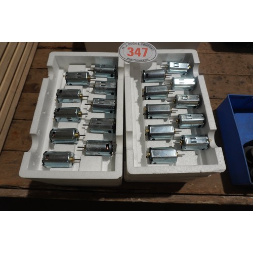 347 - Trays of 12V motors -6