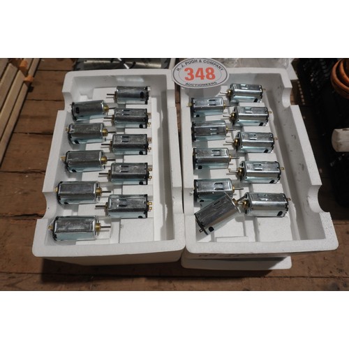 348 - Trays of 12V motors -6