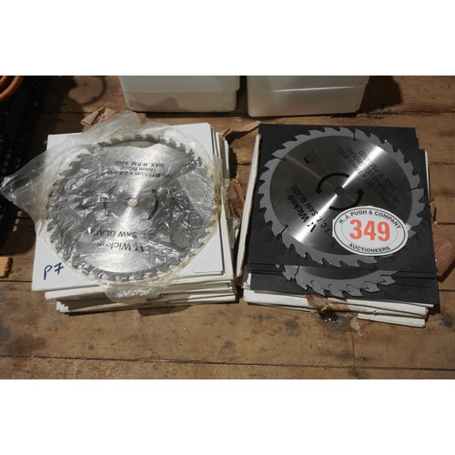 349 - Quantity of circular saw blades