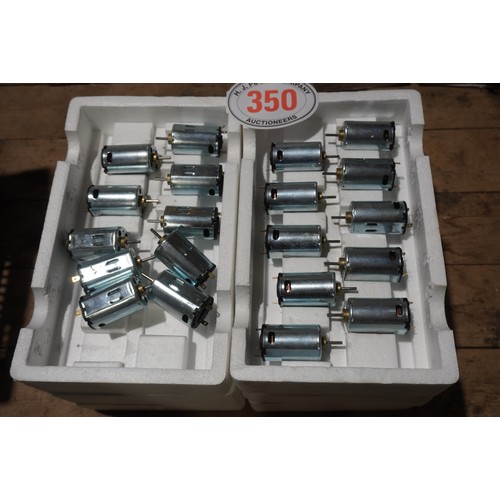 350 - Trays of 12V motors -6