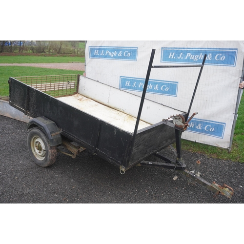 251 - Car trailer with winch