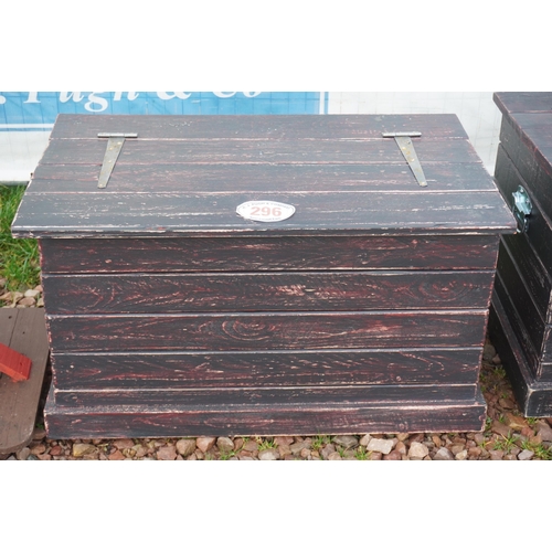 296 - Wooden box