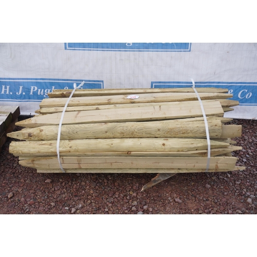 310 - Half round fence stakes -50