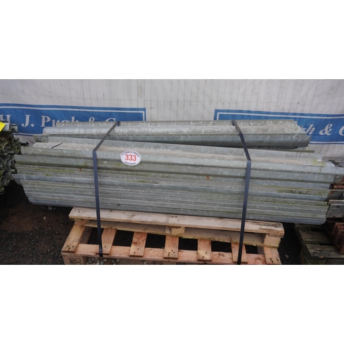 333 - Short W beam steel section 166cm