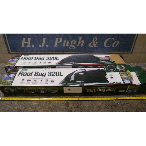 408 - 2- 320l Roof bags