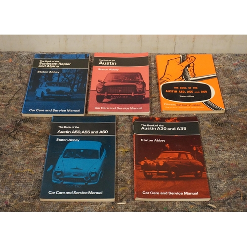 118 - 5- Pitmans manuals to include Austin and Sunbeam