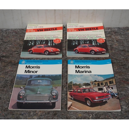 127 - 4- Pearson's manuals to include Morris Minor and Morris Marina