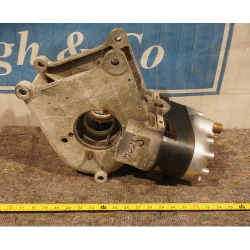 12 - Scott crankcases, cylinders and head No. LFY 3846