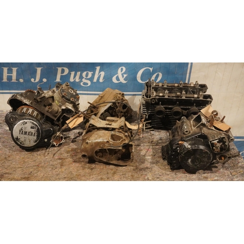 204 - Honda 84 yz 250 and Yamaha mtx 125 engines and bottom ends