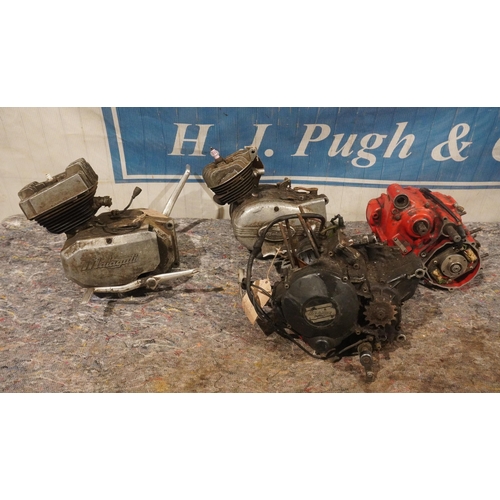 206 - 3 Malagutti engines and 83 Honda CR 125 engine