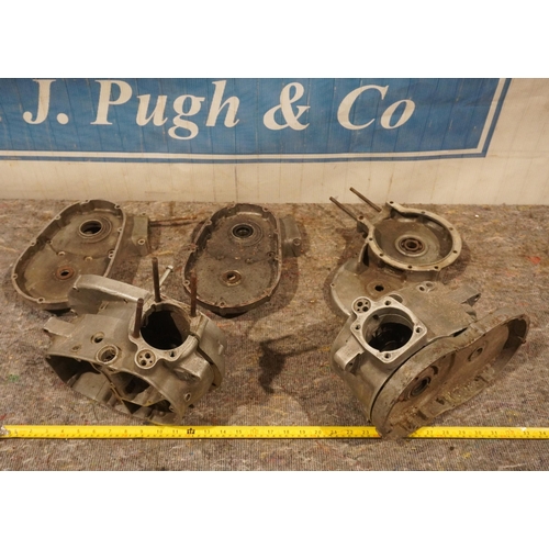 24 - Triumph Cub crankcases T2079277, T2043250 and other cases