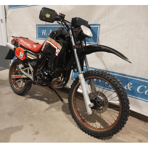 826 - Malagutti Yamaha YLC 125 Powervalve enduro motorcycle. Engine turns over. NOVA