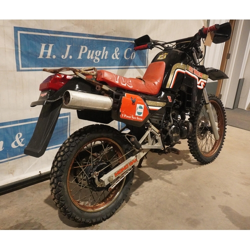 826 - Malagutti Yamaha YLC 125 Powervalve enduro motorcycle. Engine turns over. NOVA