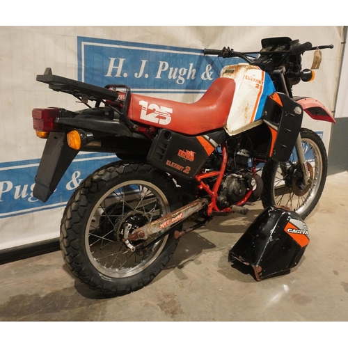 834 - Cajiva Elefant 2, 125cc. Italian import with NOVA. Engine turns over with good compression