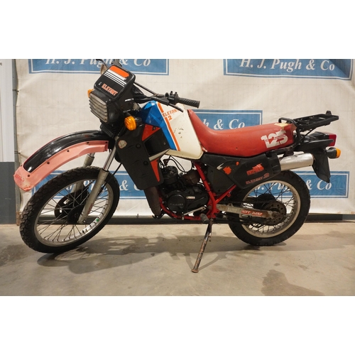 834 - Cajiva Elefant 2, 125cc. Italian import with NOVA. Engine turns over with good compression