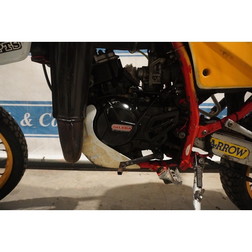 838 - Gilera RS1 motorcycle project. Italian Import with NOVA. Derestricted stroke model. No docs
