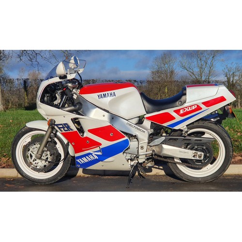 856 - Yamaha FZR1000 EXUP motorcycle. 1989. 1000cc. 9200 miles. MOT until 10/1/2023, SORNed. Family owned ... 