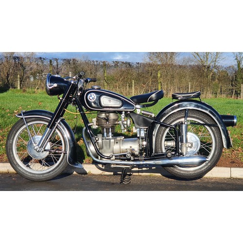 855 - BMW R25/3 motorcycle. 1955. 250cc. Matching frame and engine numbers. Comes with assorted manuals an... 