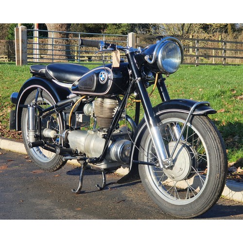 855 - BMW R25/3 motorcycle. 1955. 250cc. Matching frame and engine numbers. Comes with assorted manuals an... 