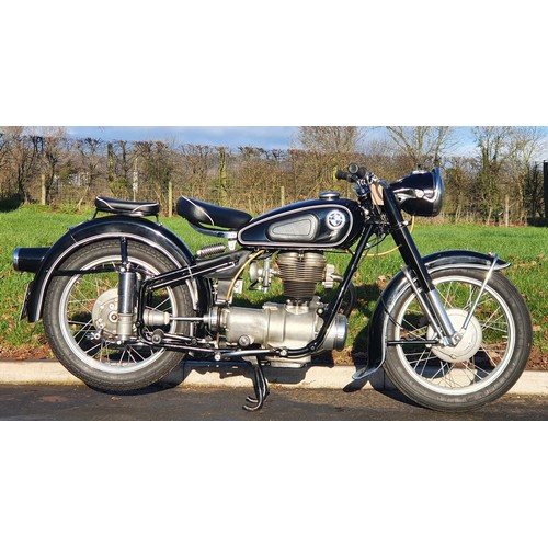 855 - BMW R25/3 motorcycle. 1955. 250cc. Matching frame and engine numbers. Comes with assorted manuals an... 