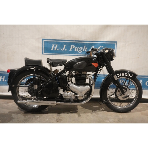 860 - BSA Goldflash motorcycle.646cc. 1955. Starts, runs and drives well. Been in the same family for many... 