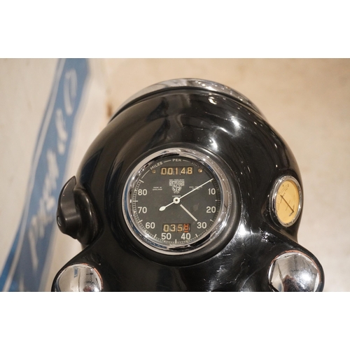 860 - BSA Goldflash motorcycle.646cc. 1955. Starts, runs and drives well. Been in the same family for many... 