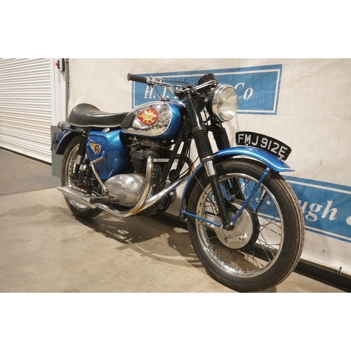 861 - BSA Thunderbolt motorcycle. 1967. 650cc. Matching frame and engine numbers. Starts and runs well. Re... 