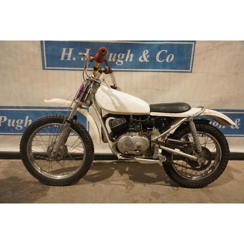 867 - Yamaha TY80 motorcycle. Been rebored and recommissioned with new piston, good runner. No docs