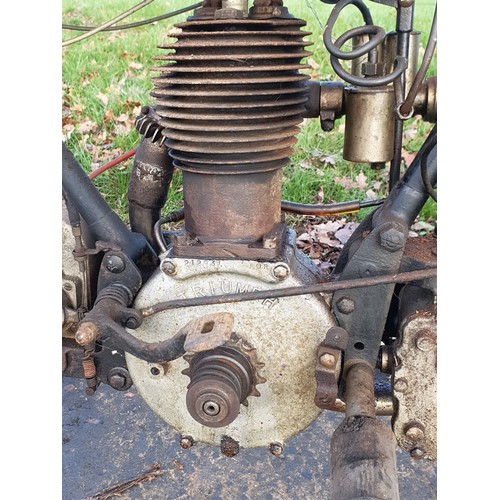 853 - 1928 Triumph NSD project. Frame No. 2001906. Engine No. 212939 ROR. Reg. IP1924. Old V5