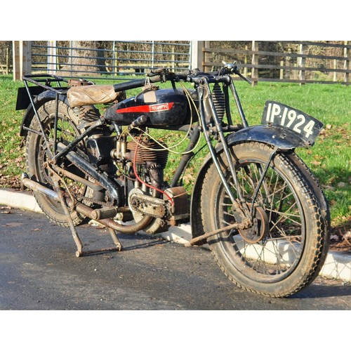 853 - 1928 Triumph NSD project. Frame No. 2001906. Engine No. 212939 ROR. Reg. IP1924. Old V5