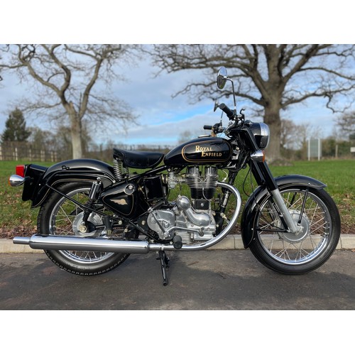 862 - Royal Enfield 350 Classic Bullet motorcycle. 2008. 346cc. Immaculate condition. 13.5km showing on th... 