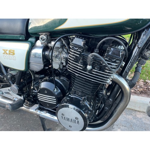 873 - Yamaha XS1100 motorcycle. 1978. 1101cc. Matching frame and engine numbers. Came from the Miklos Sala... 