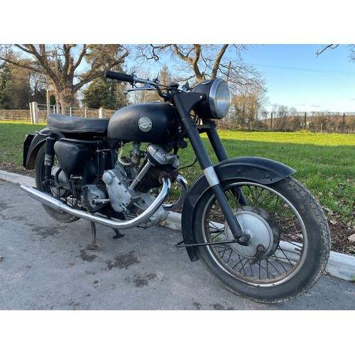 875 - Panther 650 motorcycle. 1964. 645cc. Frame No. 29107. Engine No. 652A114A. Reg CJJ630B. V5