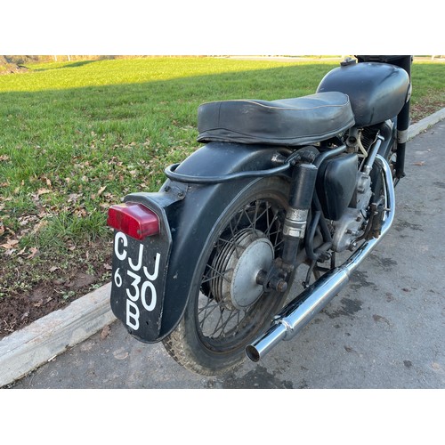 875 - Panther 650 motorcycle. 1964. 645cc. Frame No. 29107. Engine No. 652A114A. Reg CJJ630B. V5