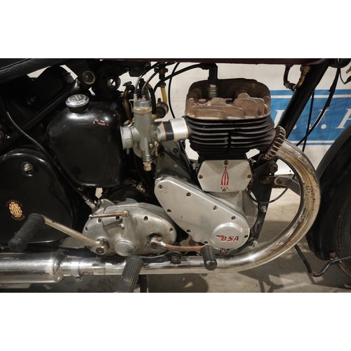 876 - BSA M21 motorcycle. 1954. 591cc. Frame No. BM20S4455. Engine No. BM21122. Reg. WLN 360. V5