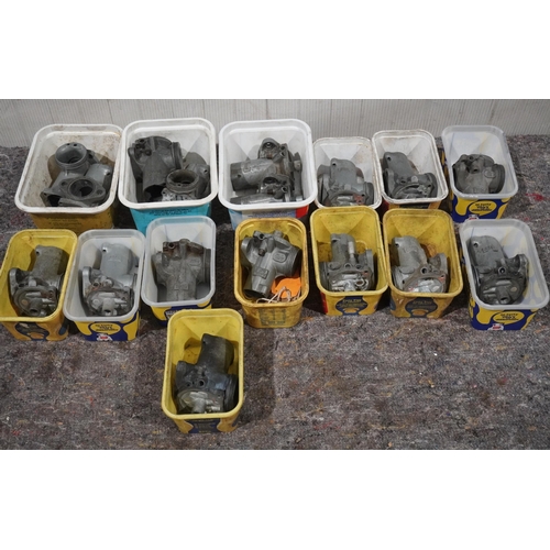 504 - Large quantity of assorted Amal carburettor bodies